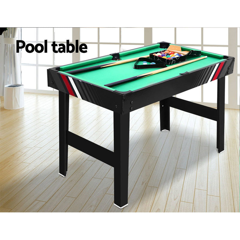4-in-1 Games Table – Foosball, Pool, Table Tennis & Air Hockey