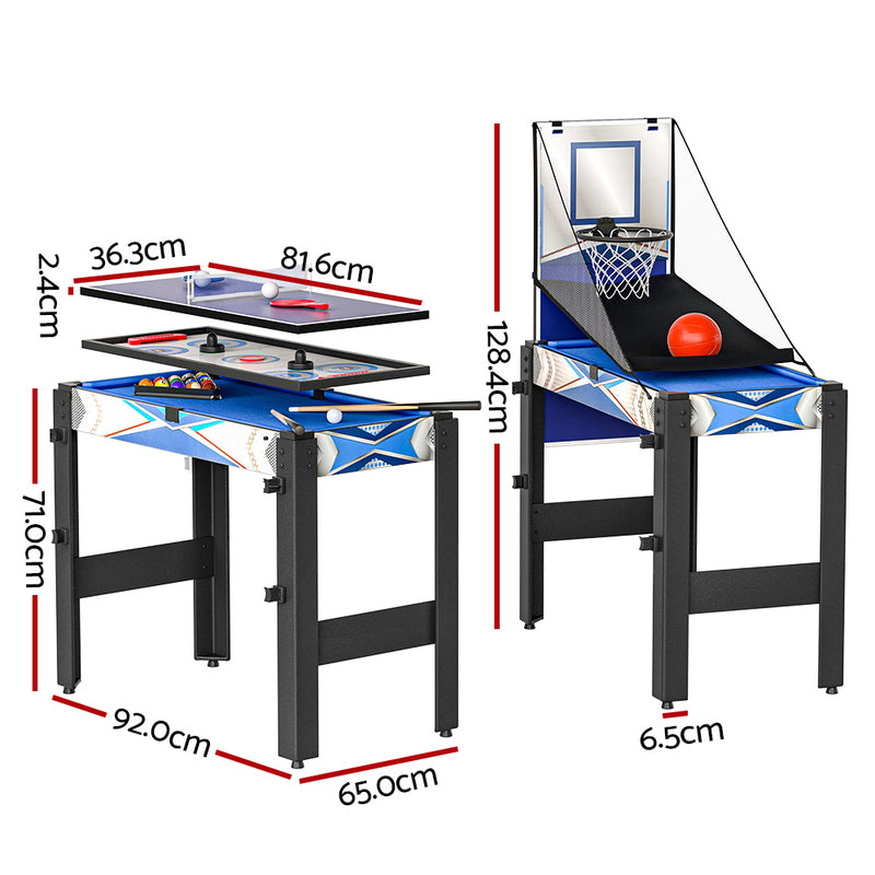 5-in-1 Game Table – Pool, Table Tennis, Air Hockey & Basketball