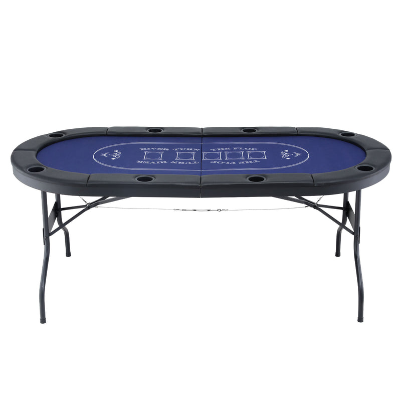 183cm Folding Poker Table Top – 8 Player