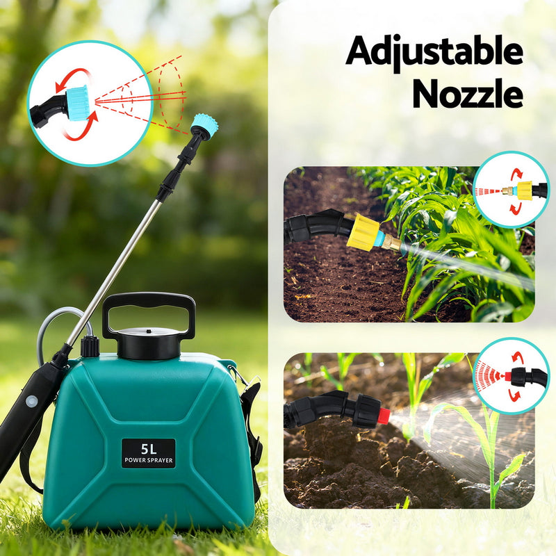 Giantz 5L Electric Garden Sprayer – USB Rechargeable