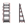 Bookshelf Corner Shelf 5 Tiers - ZANE Coffee