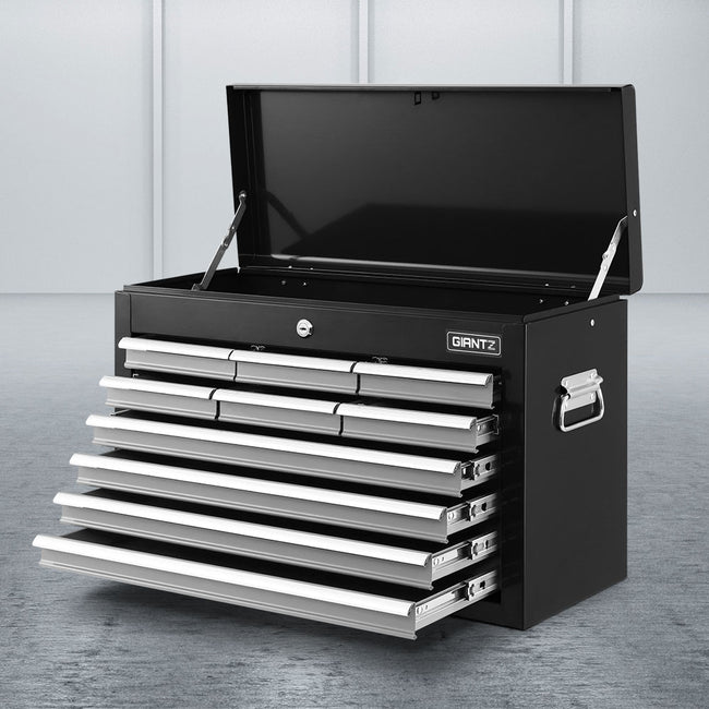 10-Drawer Tool Chest Cabinet – Grey Garage Storage Organiser