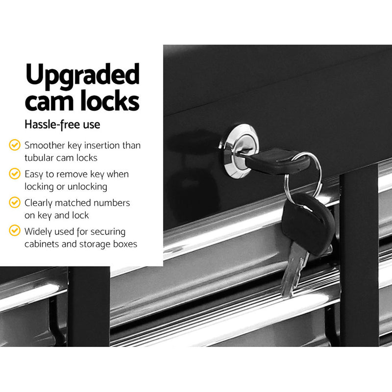 10-Drawer Tool Chest Cabinet – Grey Garage Storage Organiser