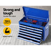 10-Drawer Tool Chest Cabinet – Blue Garage Storage Organiser