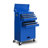 7-Drawer Tool Chest Trolley Cabinet – Blue Garage Storage Toolbox