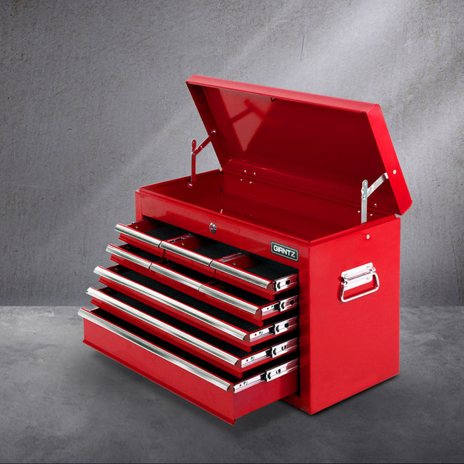 9-Drawer Tool Chest Cabinet – Red Garage Storage Organiser