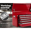 9-Drawer Tool Chest Cabinet – Red Garage Storage Organiser