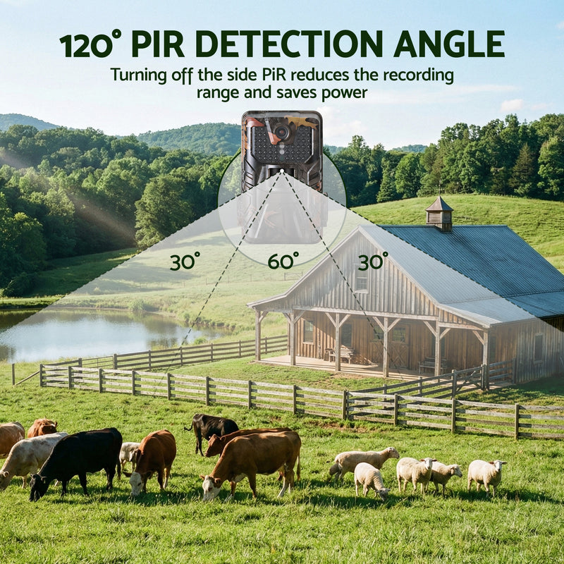 UL-TECH 4K WiFi Trail Camera 48MP – 0.2 s Trigger Camo Game Cam