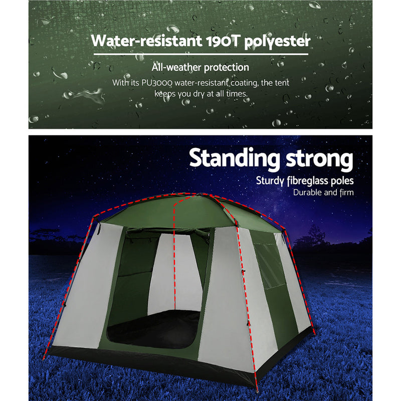 Camping Tent – 6 Person Family Dome