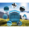 Double Camping Shower Toilet Tent
