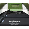 Family Camping Tent – 12 Person, 3-Room Dome (Green)