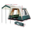 Instant Up Camping Tent – 4 Person Pop-up Dome