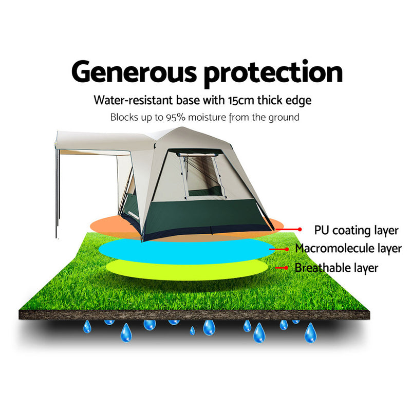 Instant Up Camping Tent – 4 Person Pop-up Dome