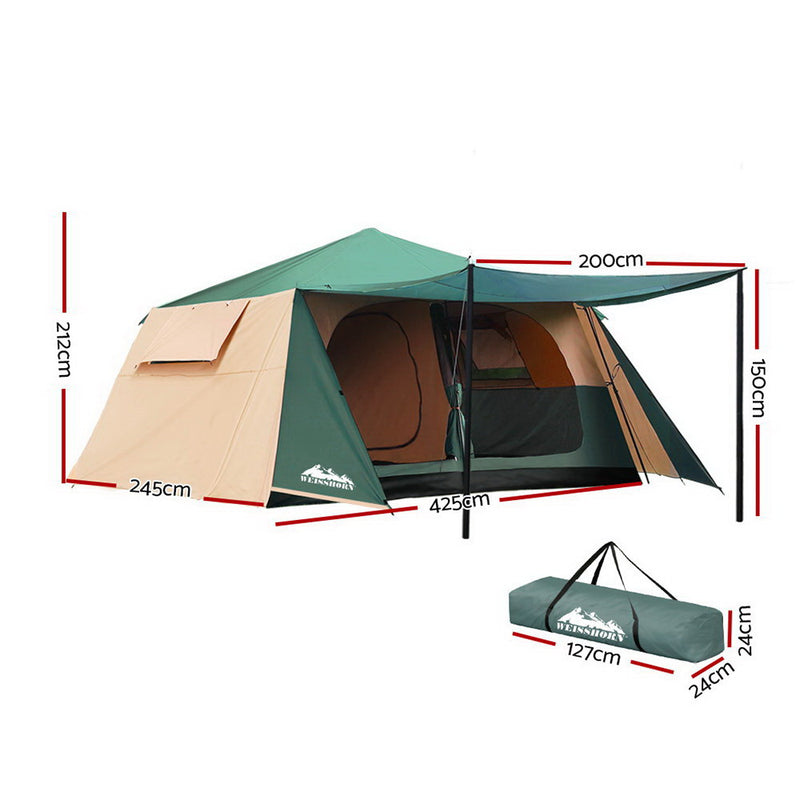 Instant Up Camping Tent – 8 Person Pop-up Dome