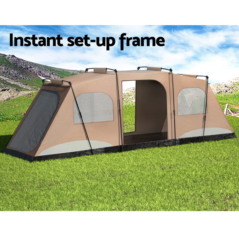 Weisshorn 10-Person Instant Camping Tent – 3 Rooms