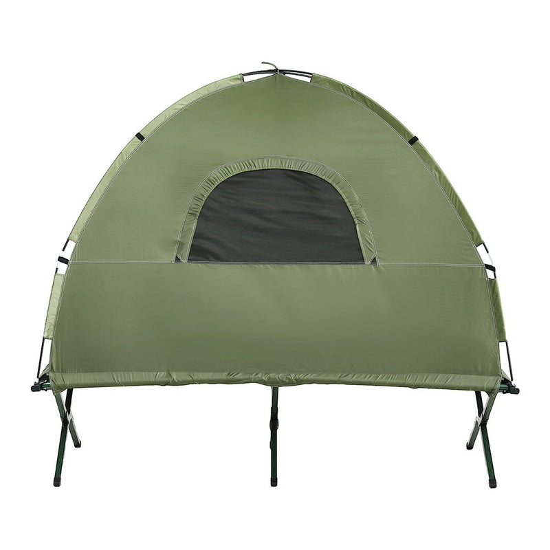 5-in-1 Camping Tent Cot – 1-Person Air Mattress & Camping Bed