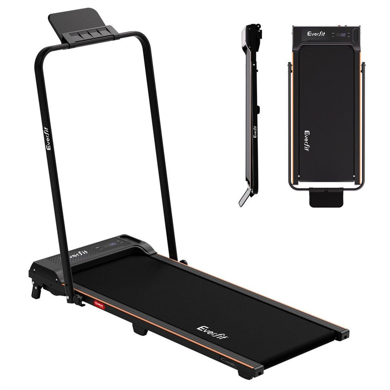 Everfit 3 in 1 Walking Pad Treadmill 12% Incline 40cm Belt Black