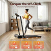 Everfit 3 in 1 Walking Pad Treadmill 12% Incline 40cm Belt Black