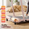 Everfit 3 in 1 Walking Pad Treadmill 12% Incline 40cm Belt Pink
