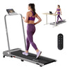 Everfit 3 in 1 Walking Pad Treadmill 12% Incline 40cm Belt Silver