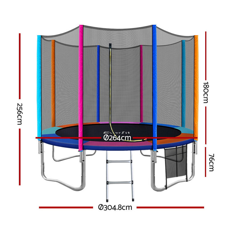 Everfit 10FT Kids Trampoline – Rebounder