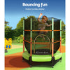 Everfit 4.5FT Kids Trampoline – Green with Safety Net
