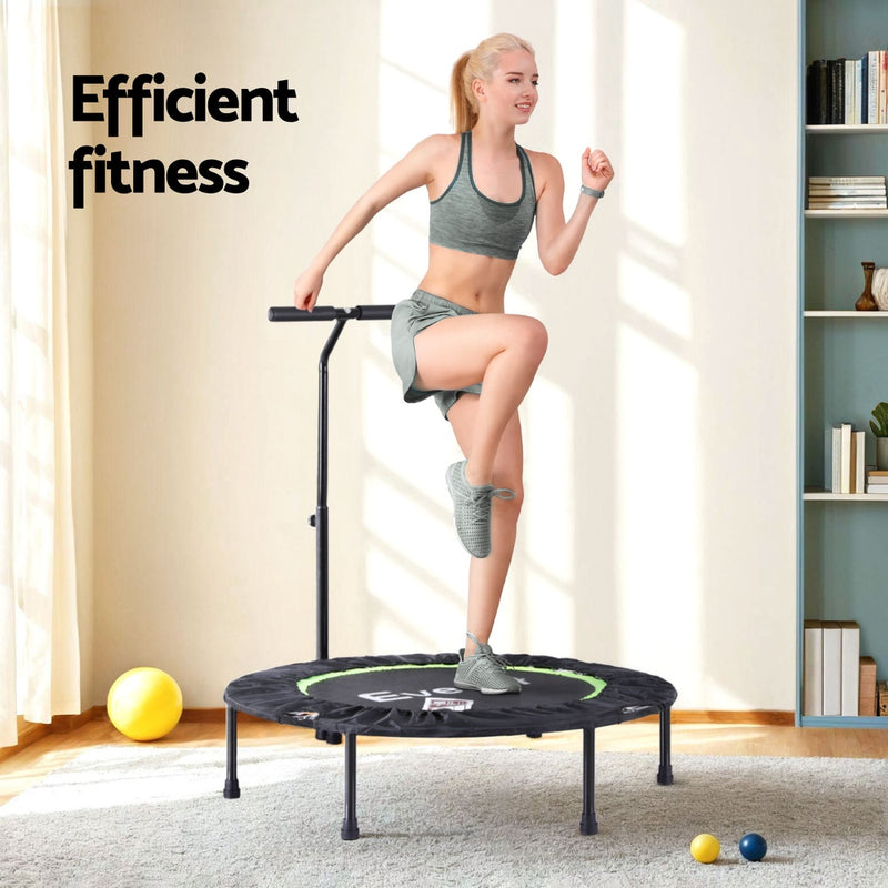 Everfit 40" Foldable Fitness Trampoline w/ Handrail