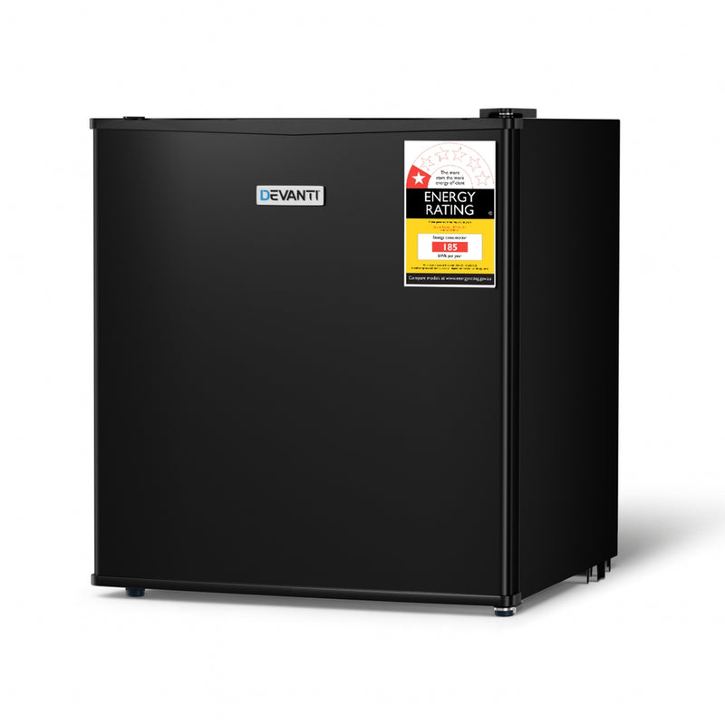 Devanti 31L Small Upright Freezer – Vertical, Black