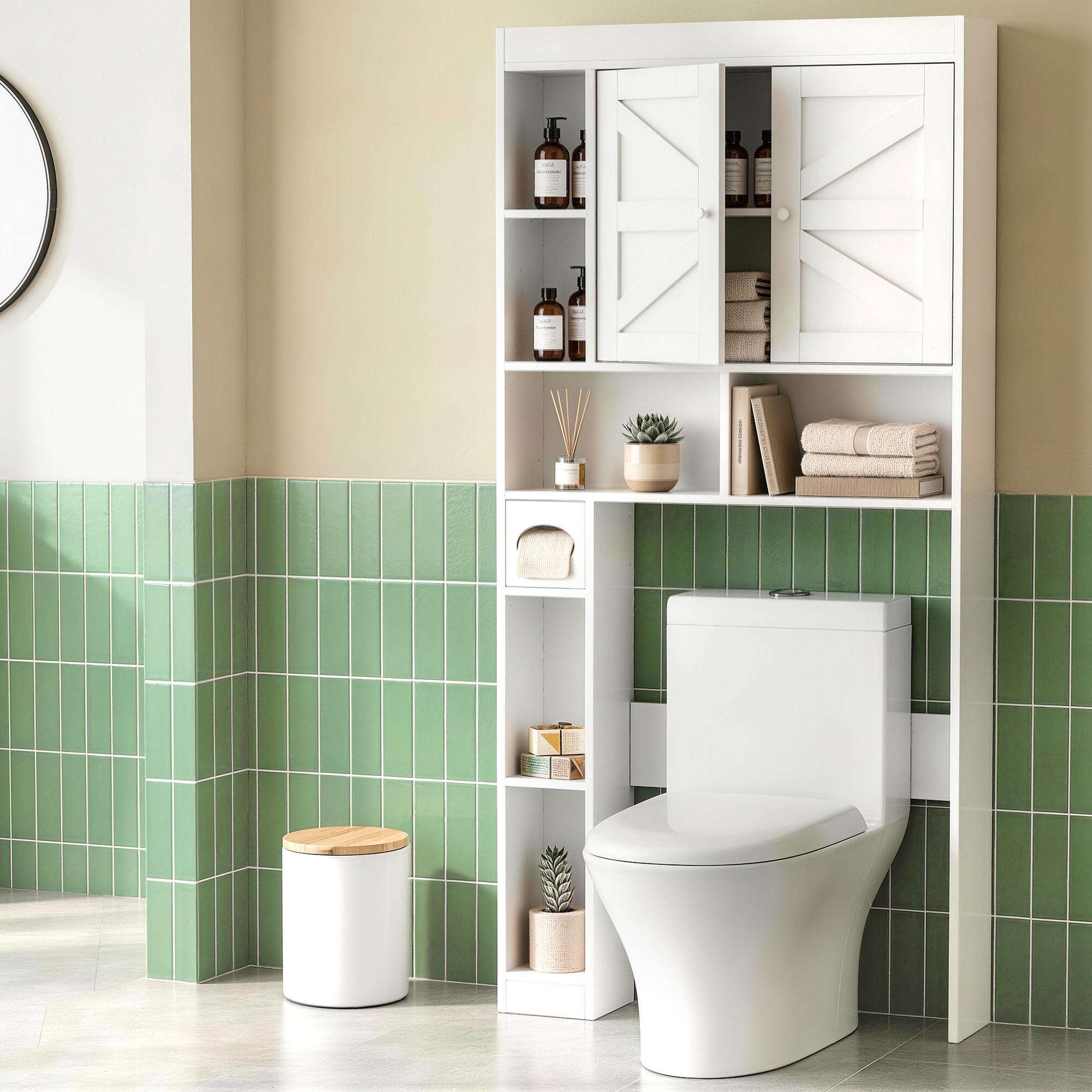 Artiss Over Toilet Bathroom Storage Cabinet