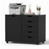 Artiss 5 Drawer Mobile Filing Cabinet with Door