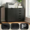 Artiss 5 Drawer Mobile Filing Cabinet with Door