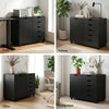 Artiss 5 Drawer Mobile Filing Cabinet with Door