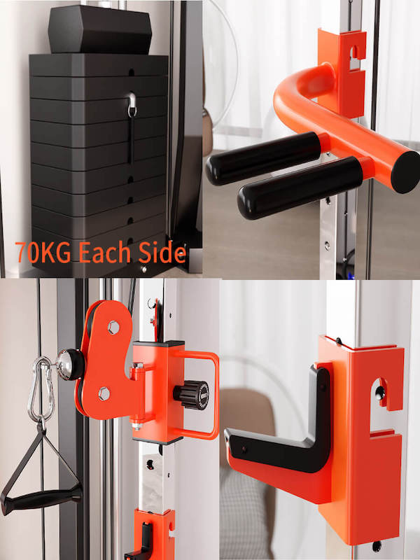 SmartFit C1 Max Multi-Functional Cable Crossover Station – 130 kg Pin Loaded