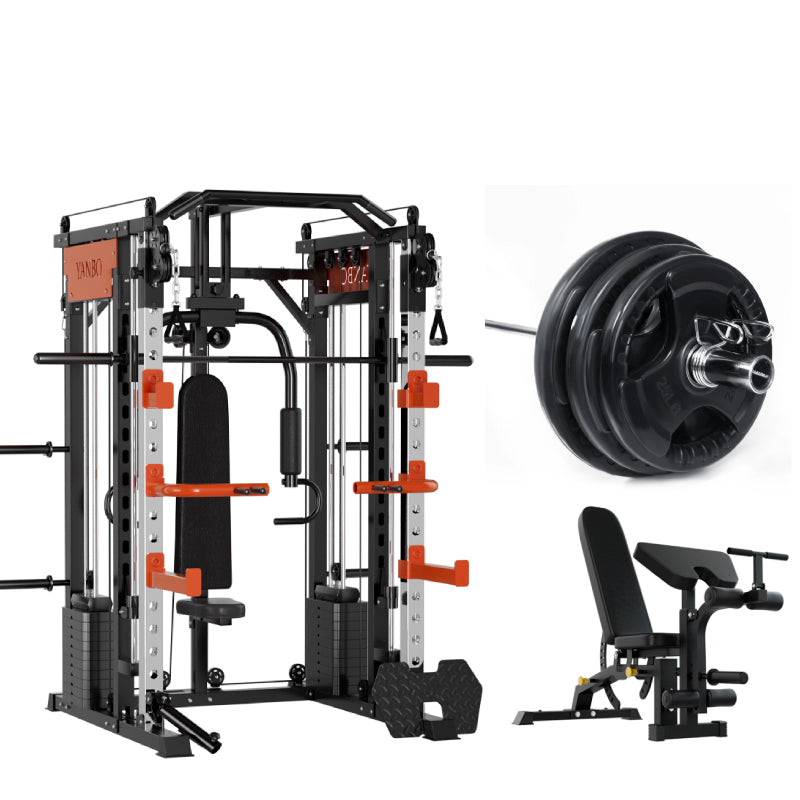 SmartFit M1 Ultra Multi-Function Smith Machine – Leg Press, Chest Fly & 130 kg Load
