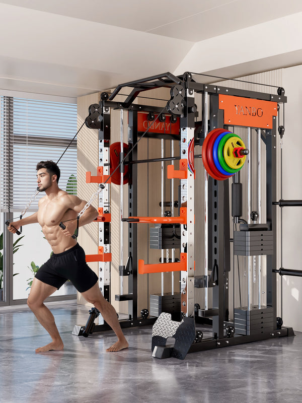 SmartFit M1 Ultra Multi-Function Smith Machine – Leg Press, Chest Fly & 130 kg Load