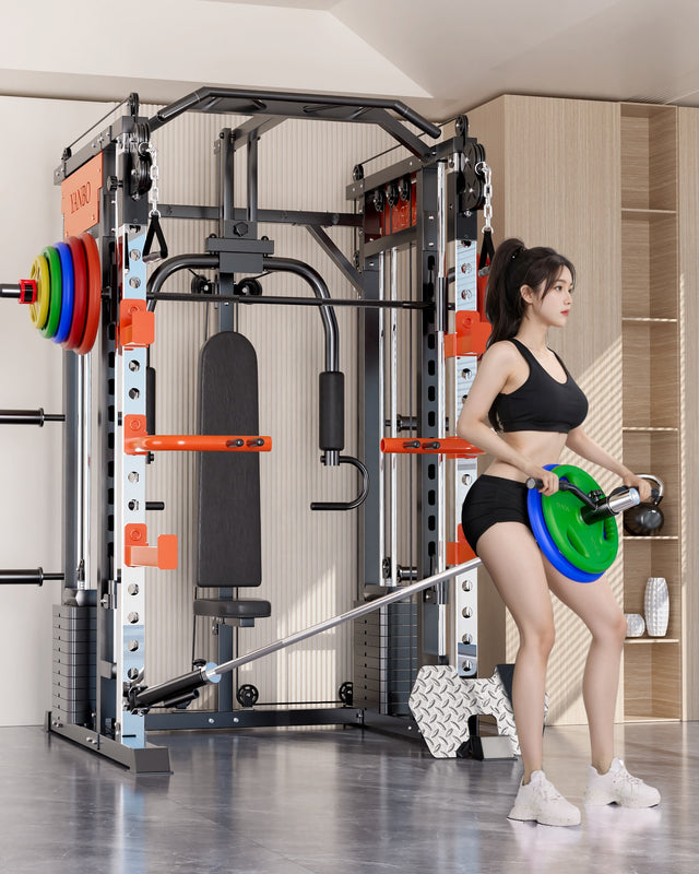 SmartFit M1 Ultra Multi-Function Smith Machine – Leg Press, Chest Fly & 130 kg Load