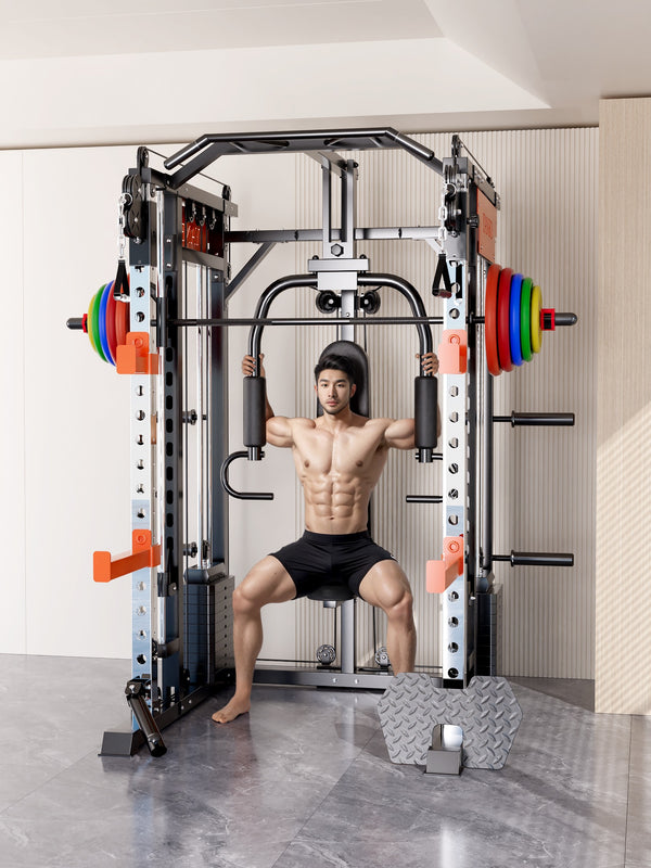 SmartFit M1 Ultra Multi-Function Smith Machine – Leg Press, Chest Fly & 130 kg Load