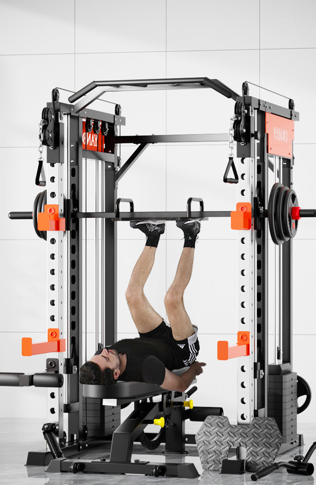 SmartFit M1 Max Smith Machine Home Gym – 130 kg Pin Loaded Power Rack