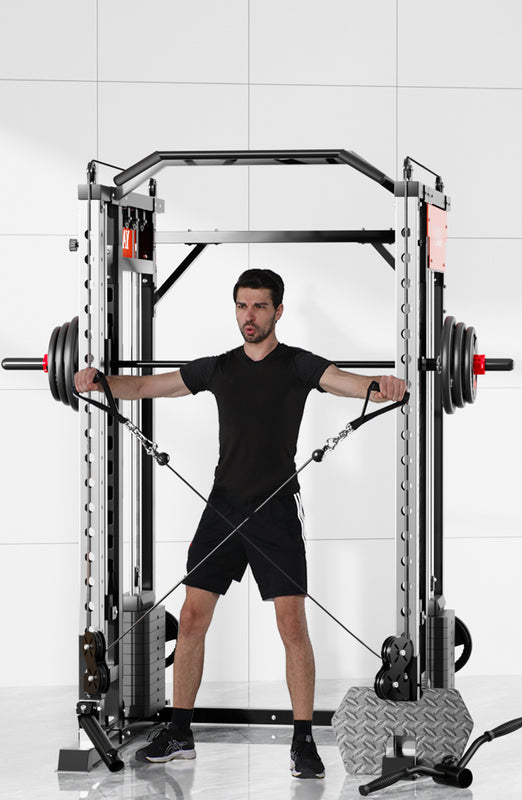 SmartFit M1 Max Smith Machine Home Gym – 130 kg Pin Loaded Power Rack