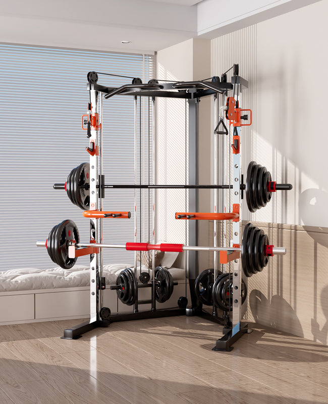 SmartFit C1 Max All-in-One Gym Set – Cable Crossover & 100 kg Weights