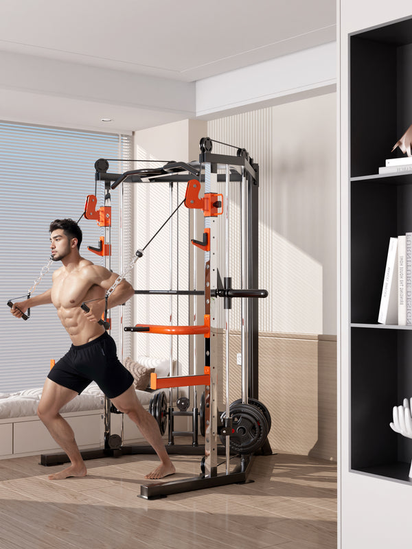 SmartFit C1 Max All-in-One Gym Set – Cable Crossover & 100 kg Weights