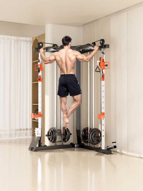 SmartFit C1 Max All-in-One Gym Set – Cable Crossover & 100 kg Weights