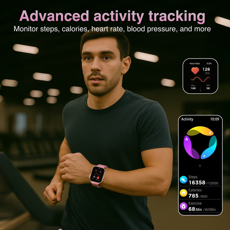 V-Fitness GPS Smartwatch – 2.1″ Pink