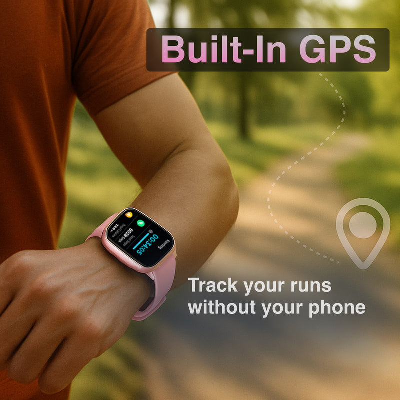 V-Fitness GPS Smartwatch – 2.1″ Pink