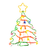 Christmas Tree Motif Rope Light Large 118cmH