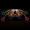 Led Animated 10 Stars Motif Rope Light for Christmas 2.2m