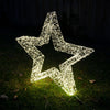 3D Frame Led Star Warm White Large