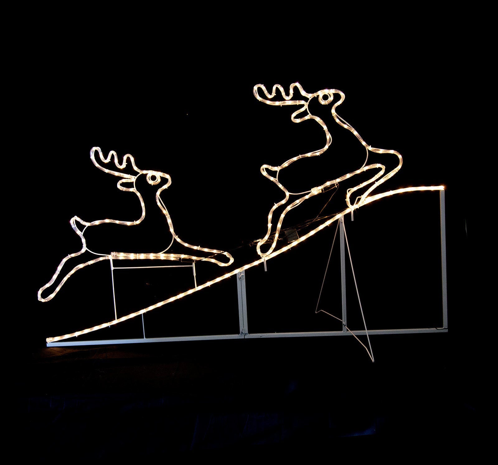 Animated Running up Reindeer Rope Light