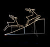 Animated Running up Reindeer Rope Light