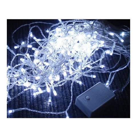 200 LED Memory Icicle Christmas Rope Light in White